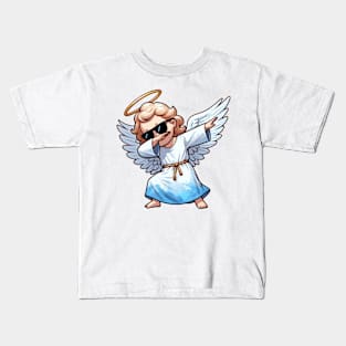 Christmas Angel Dabbing Dance Kids T-Shirt